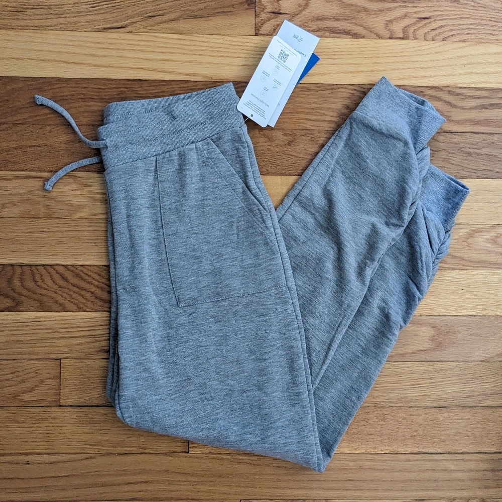 Threads 4 Thought Jade Ruched Fleece Joggers NWT Size 14